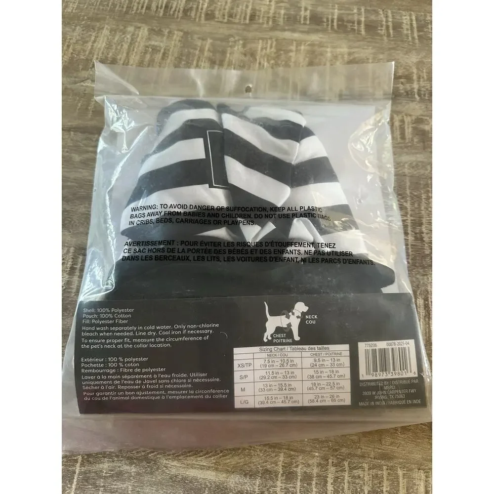 Burglar Dog Costume Sz M 